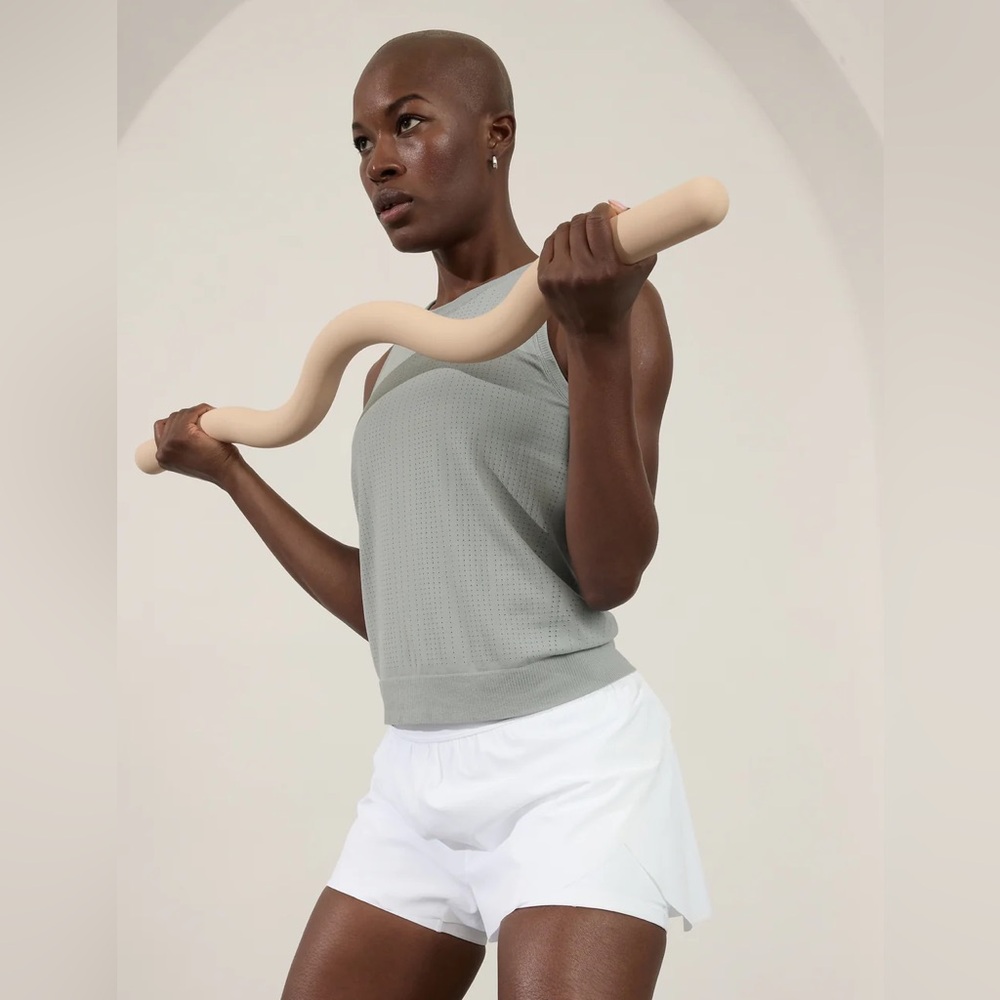 Athleta In Motion Seamless Tank Top in Storm Cloud